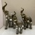 Modern Style a Family of Three Lucky Elephant Resin Home Living Room TV Cabinet Office Decorations Gift Decoration