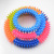 Cross-Border New Arrival TPR Teeth Grinding Circle Color Barbed Soft Glue Bite-Resistant Dog Toy Pet Supplies Wholesale