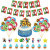 New Cartoon Mario Theme Hanging Flag Mario Super Mary Banner Children's Birthday Party Decoration Garland