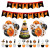 New Halloween Balloon Set ''Hanging Flag Bloody Pumpkin Cake Decorative Flag Party Decoration