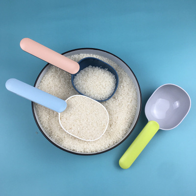 Nordic Color Rice Spoon Multi-Purpose Plastic Rice Shovel Sealing Clip Household Cereals Shovel Spoon Flour Spoon Tea Shovel