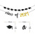 Cross-Border 2021 Graduation Season Party Decoration Garland Party Layout Doctorial Hat Banner Hanging Flag Photo Props