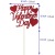 Happy Valentine's Day Cake Decorative Flag Happy Valentine's Day Cake Decorative Insertion Party Supplies