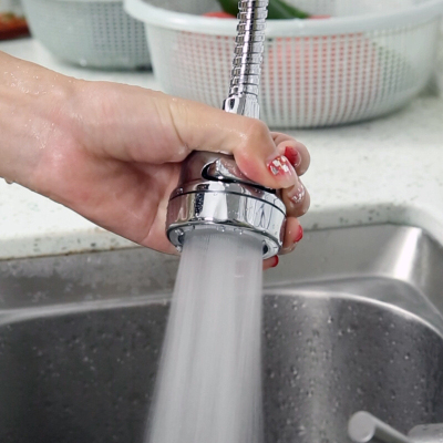 The Third Gear Kitchen Faucet Anti-Spray Head Nuzzle Sprinkler Filter Household Tap Water Purifier Water Saving Device
