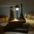 Creative Retro Lighthouse Hourglass Decoration European Home Desktop Study Room Decoration Wooden Base Windmill Sandglass Decorations