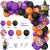 New Halloween Balloon Set Skull Bat Balloon Chain Garland Arch Set Decoration