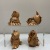 Resin Crafts Simple Cute Fun Set Four Small Owl Decoration Home Decoration Technology Gift Decoration