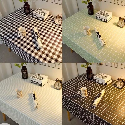 Cross-Border PVC Table Cloth Modern Simple Home Fresh and Waterproof Oil-Proof Nordic Ins Tablecloth Coffee Table Hotel Table Cloth