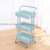 Minghua Furniture Fashion Trolley Plastic Assembled Storage Rack Fruit and Vegetable Storage Rack