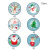 MerryChristmas Christmas Sticker Candy Bag Gift Bag Sealed Sticker