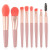 Beauty Tools Morandi 8 Pack Makeup Brush Set Face Powder Highlight Blush Eyebrow Brush Lip Brush Full Set Makeup Tools