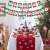 Christmas Decoration MerryChristmas Cake Decorative Flag Christmas Socks for Old People Cake Baking Card Decoration