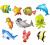 Ocean Series Balloon Clownfish Shark Dolphin Aluminum Film Balloon Summer Aquarium Activity Layout Balloon Wholesale