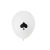 Cross-Border Hot Sale 12-Inch 2.8G Creative Poker Balloon Printing Rubber Balloons Party Layout