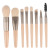 Beauty Tools Morandi 8 Pack Makeup Brush Set Face Powder Highlight Blush Eyebrow Brush Lip Brush Full Set Makeup Tools