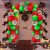 New Classic Red Green Christmas Rubber Balloons Package Christmas Balloon Chain Garland Decoration