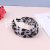 Leopard Pattern Color Matching Personality Wide Brim Anti-Slip Hairpin Headband Knotted Cross Fabric Versatile Headband Multi-Color Optional