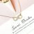 Korean Style New Popular Sweet Elegance Diamond Necklace Women's High-Grade Clavicle Chain Fashion Simple Jewelry Wholesale