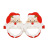 9 PCs Santa Snowman Deer Christmas Tree Paper Photo Glasses Christmas Decoration Props Supplies