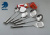 Stainless Steel Cooking Spoon and Shovel Household Spatula Thickened round Tube Handle Kitchenware Kitchen Utensils Eight-Piece Set Factory Wholesale