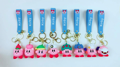 Kirby PVC Pendant Keychain