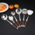 Household Stainless Steel Non-Magnetic Cooking Spoon and Shovel Set Kitchen Spatula Kitchen Drain Six-Piece Stainless Steel Kitchenware Set