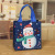 Christmas Pattern Non-Woven Bag Film Color Portable Gift Bag Fashion Folding Shopping Bag Foreign Trade Wholesale Spot