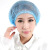 Disposable Non-Woven Hat Dustproof Hair Loss Chef Mob Cap Food Cap Workshop Beauty Salon Headgear Free Shipping