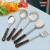 Stainless Steel Cooking Spoon and Shovel Frosted Anti-Scald Kitchenware Set Spatula Meal Spoon Colander Slotted Spoon Slotted Turner Factory Direct Sales