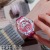 New Arrival Transparent Luminous Ins Children's Cartoon Watch Hello Kitty Cat Primary School Student Electronic Watch