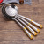 Factory Stainless Steel Kitchen Kitchenware Cooking Spatula Colander Hot Pot Spoon Slotted Turner Kitchenware Set Spatula Wholesale