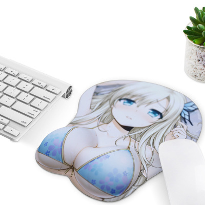 Cartoon Anime Sexy Beauty Wrister Protective Mouse Pad 3D Silica Gel Mouse Pad Mei Mei Wristband Pad Personality to Figure G3