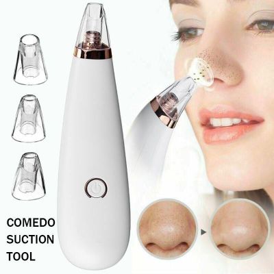 Wholesale Electric 3-Head Blackhead Remover Blackhead Instrument Household Compact Portable Facial Cleansing Acne Facial Cleaner
