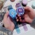 New Arrival Transparent Luminous Ins Children's Cartoon Watch Hello Kitty Cat Primary School Student Electronic Watch