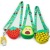 Children's Fruit Coin Purse New Pineapple Cute Strawberry Silicone Messenger Bag Children Wallet Mini Shoulder Bag