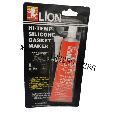 LION HI-TEMP SILICONE Gasket Maker clear RTV gasket marker Transparent rtv gasket maker