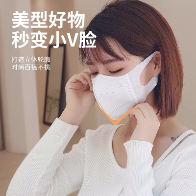 Internet Celebrity 3D Three-Dimensional Mask Fashionable Sun Block and Dustproof Breathable Disposable N95 Earless Female Summer Thin Mask