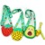 Children's Fruit Coin Purse New Pineapple Cute Strawberry Silicone Messenger Bag Children Wallet Mini Shoulder Bag