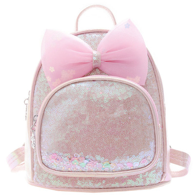 Children's Backpack 2021 New Fashionable Sequins Baby 1-3 Years Old Small Backpack Quicksand Girl Kindergarten Backpack