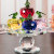 Artificial Crystal Decoration Gifts Domestic Ornaments Rotating Crafts Gift Apple Fruit Plate Ornaments