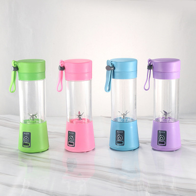 Cross-Border Small Portable Juicer Household Mini Blender Stainless Steel Blades Juicer Cup Customizable Logo