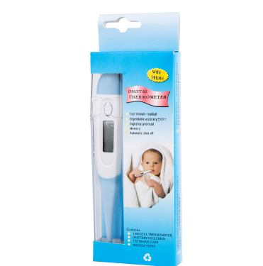 Foreign Trade Export Digital Electronic Thermometer Baby Oral Measurement Thermometer Soft Head Hot Sale