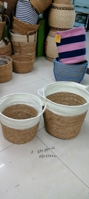 Papyrus Weaved Storage Basket