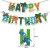 Dinosaur Theme Birthday Party Decoration Supplies Dinosaur Rubber Balloons Paper Banner Cake Inserting Card Set