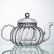 Heat-Resistant Glass Pot Striped Pot Spiral Ribbon Strainer Teapot Environmental Protection Borosilicate Kung Fu Tea Set