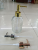 450ml Hand Sanitizer Glass Bottle, Vertical Horizontal Grain Glass Sannitizer Replacement Bottle