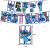 Star Baby Theme Hanging Flag Balloon Cake Insert Set Stitch Children's Birthday Party Decoration Supplies