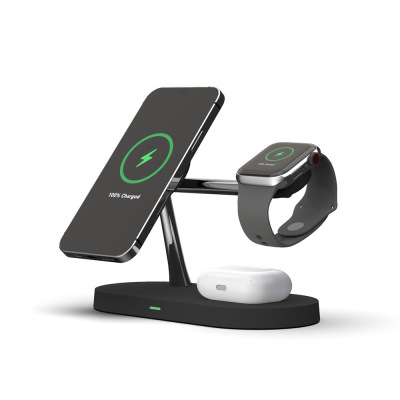 Original Magnetic Wireless Charger Three-in-One Multi-Function Fast Charge for Apple Iphone12 Headset Watch