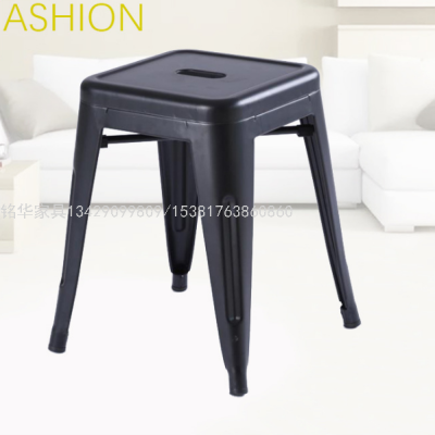 Minghua Furniture Factory Iron Bar Stool Iron Dining Chair European Style Iron Chair Coffee Shop Lawn Chair Home Stool