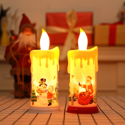 Christmas Teardrop Candle Simulation Wax Decorative Crafts Ornaments